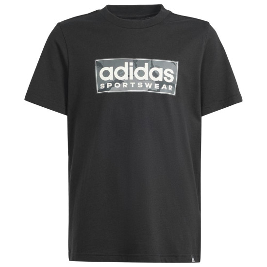 Adidas Παιδική κοντομάνικη μπλούζα B Camo Linear Tee